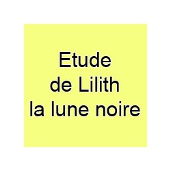 Etude de Lilith, la lune noire