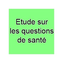 Etude sur les questions de santé